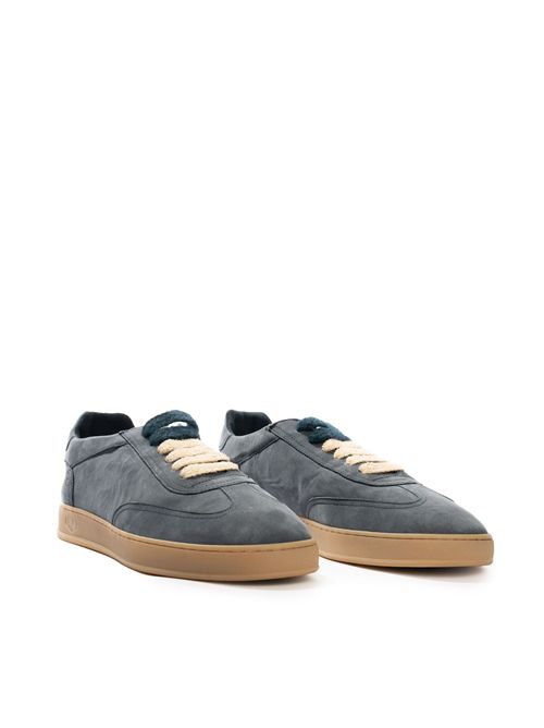 Sneakers Akira Nabuk in suede Blu SOLDINI | 80005 N SL2BLU